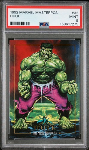 1992 Marvel Masterpieces - Hulk - PSA 9