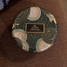 Voluspa Temple Moss Mini Tin Candle 12 oz