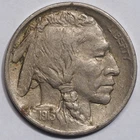 1913 Type 1 "raised ground" Buffalo Nickel Almost Uncirculated