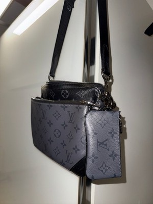Louis Vuitton Trio Messenger Tasche Herren - Schwarz