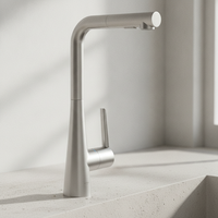 Grohe Eh-SpüLtischbatterie Zedra 32553_2 L-Auslauf Auszb. SpüLbrause Supersteel