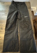Arctix Kids Large Black Lined Snow Pants, Reinforced Knees and Seat, 1150
