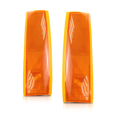 For 1988-1993 GMC C/K Pickup Side Marker Light Pair Driver &Passenger GM2550141