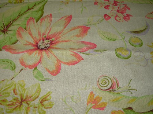10 YDS~YDS BRAEMORE BIRDS FLORAL 100% LINEN DRAPERY UPHOLSTERY FABRIC FOR LESS - Picture 4 of 5