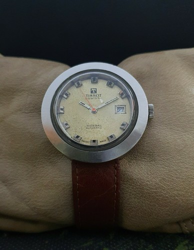 TISSOT SIDERAL AUTOMATIC VINTAGE 60's RARE 40mm SWISS WATCH. | eBay