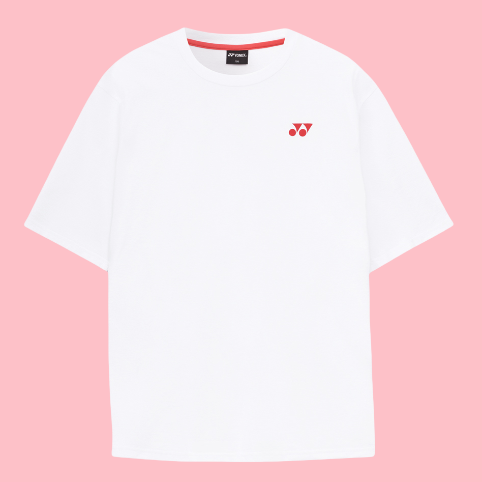 YONEX 25S/S Unisex Badminton T-Shirts Sports Casual Top Tee White