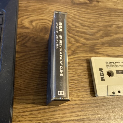 Jim Reeves & Patsy Cline - Greatest Hits Cassette RCA  AHK-4127 - Picture 2 of 5