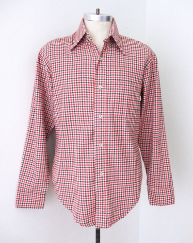 VGC Vtg 70s JCPenney Red Black Gingham 