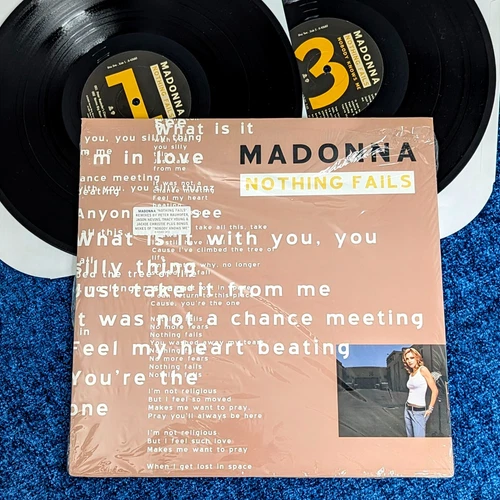 MADONNA NOTHING FAILS 2x 12'' VINYL US LP RECORD 2003 PROMO HYPE American Life