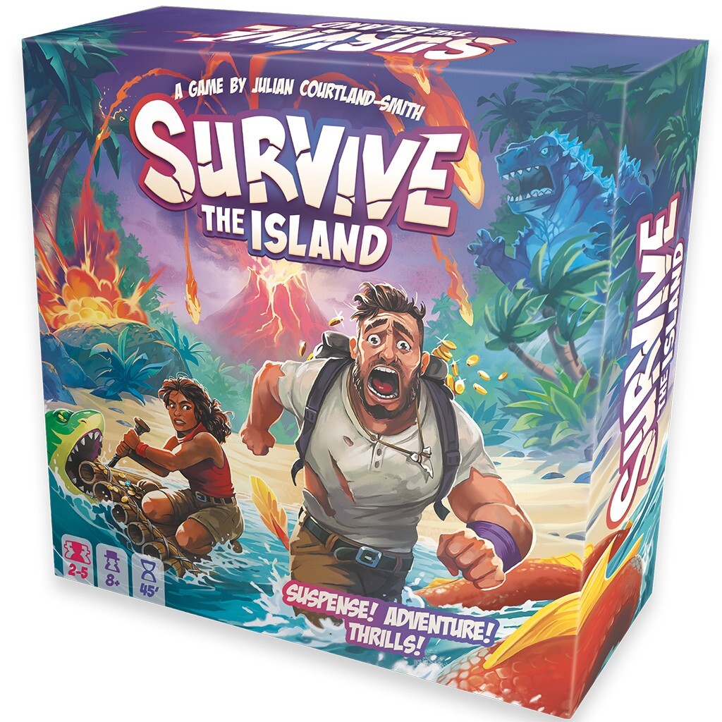 Survive The Island Board Game Zygomatic ZYGSTI01US Tile Family