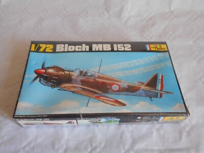 Vintage Modellbausatz Heller 211 Bloch MB152 Maßstab 1:72 Old Stock