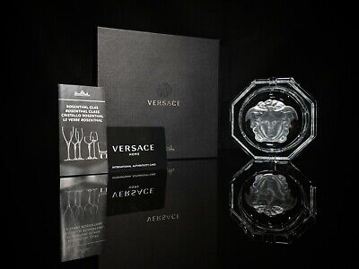 Versace Medusa Lumiere Ashtray | 13 cm | Made in Germany NIB Versace Medusa Lumiere Ashtray | 13 cm | Made in Germany NIB