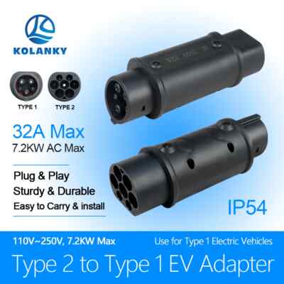 32A 22KW EV Charger Adaptor For type 2 to GBT Charging For Electric Vehicle