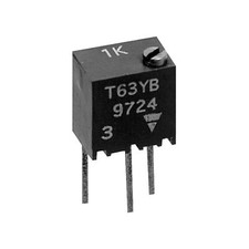 Vishay Cermet-Spindeltrimmer T63 vertikal 0,25W 1kOhm 10% Bet&auml;tigung von oben Sc