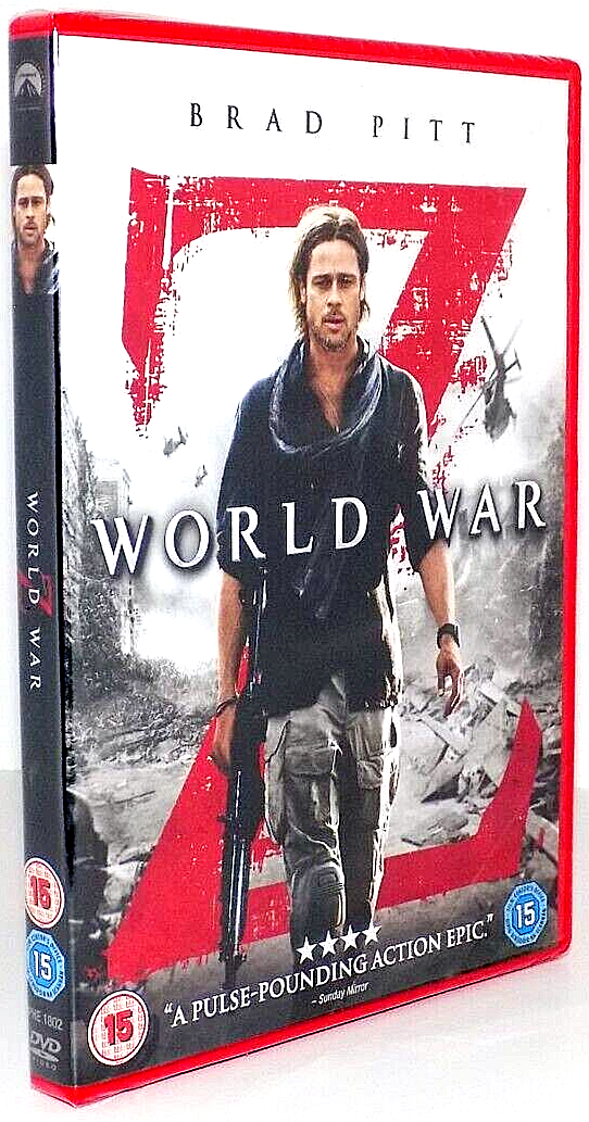 World War Z DVD (2013) FREE SHIPPING