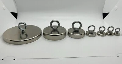 PARROTSOL Fishing Recovery Magnets 20-125mm Very Strong Neodymium & Ferrite