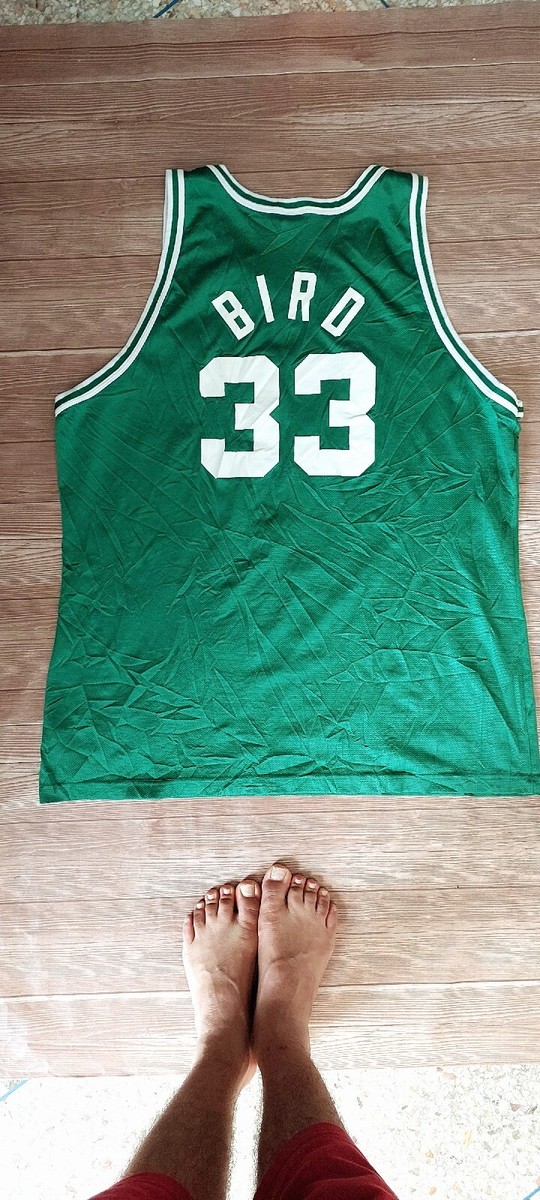 Vintage Champion Larry Bird Boston #33 Celtics Green Jersey