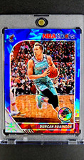 2019 2019-20 Panini NBA Hoops Premium Blue Cracked Ice #262 Duncan Robinson