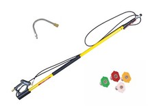 Genuine BE 24ft Telescopic Lance Wand Gutter Karcher Nilfisk Kranzle Compatible