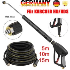 Lanze Pistole Düse & Schlauch für KARCHER HD/HDS M22x1,5 14mm Hochdruckreiniger