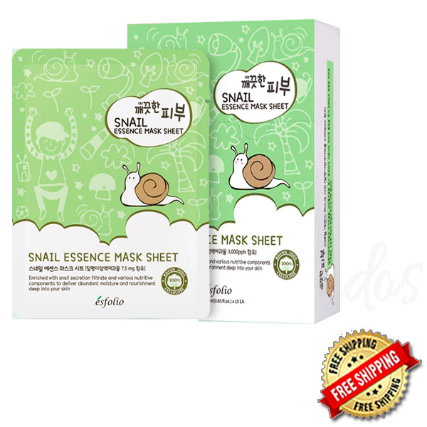 Esfolio Pure Skin Essence Mask Sheet 10 PC, Made in Korea (Pick From 14 Scent)