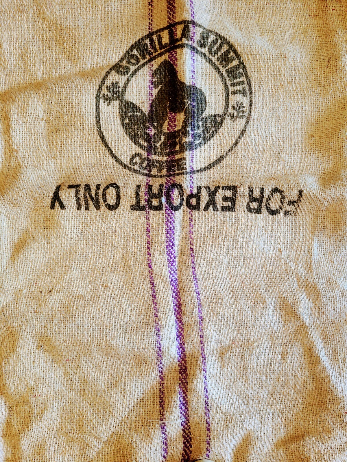 AUTHENTIC BURLAP JUTE COFFEE BAGS FULL SIZE eBay