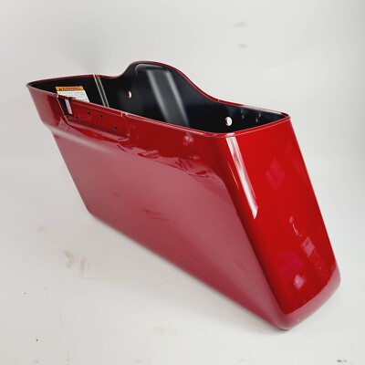 New OEM 2021 Harley-Davidson Road King Left Saddlebag Billiard Red 90201059ENX
