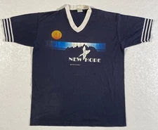 Vintage Sportswear New Hope Pennsylvania V Neck T Shirt Men's Large Goose Sun 
