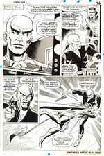 1968 DOCTOR STRANGE TALES #165 ORIGINAL ART PAGE SPLASH MARVEL COMICS SILVER AGE