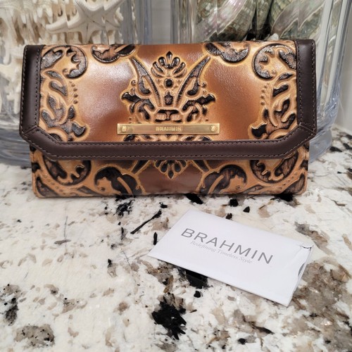 brahmin checkbook holder
