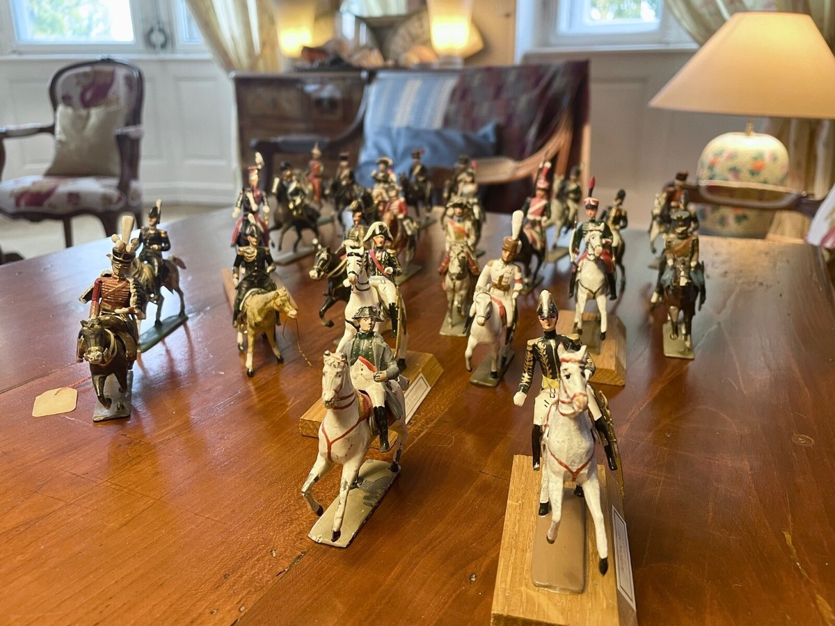 Figurines CBG Mignot 1er Empire - Maréchal Augereau Et Son Aide De Camp - Plomb