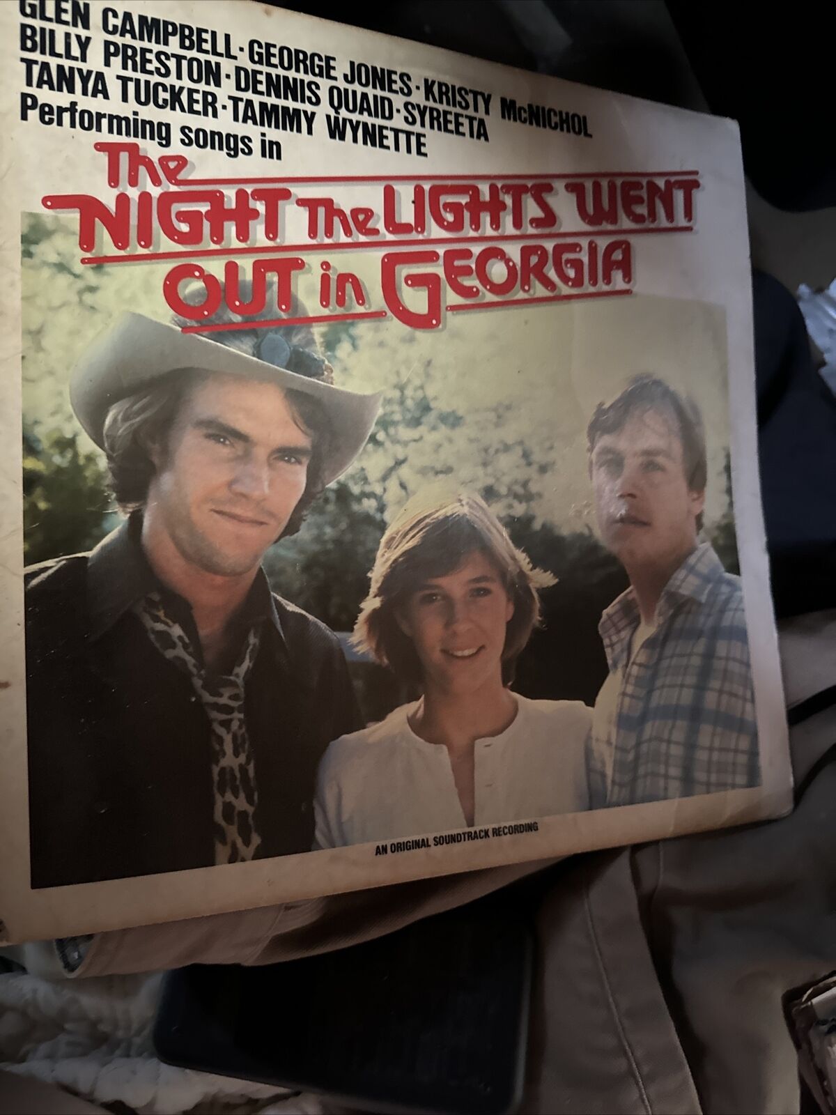 THE NIGHT THE LIGHTS WENT OUT IN GEORGIA SOUNDTRACK OST LP   VINYL RECORD