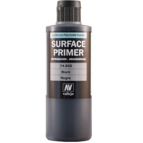 Vallejo FONDO PRIMER NERO ACRILICO POLIURETANICO 200 ml - Afbeelding 1 van 1