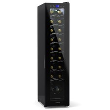 Weink&uuml;hlschrank 1 Zone 50 L Lagerschrank 18 Weinflaschen K&uuml;hlschrank LED Touch