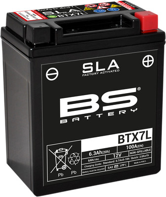 BS BATTERY 300673 BTX7L SLA 12V 100 A APRILIA SX 125 ABS 2019
