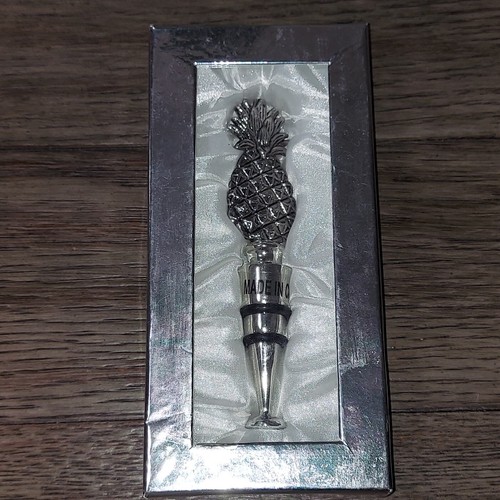 Wine bottle stopper cork Pineapple in Original box eBay