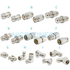 1x UHF PL-259 SO-239 to UHF Male Female Plug Jack Adapter RF Coaxial Connector