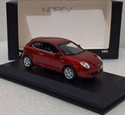 【箱付き】Alfa Romeo MiTo 赤 ミニカー NOREV 公式製品 箱付き】Alfa Romeo MiTo 赤 ミニカー NOREV 公式製品