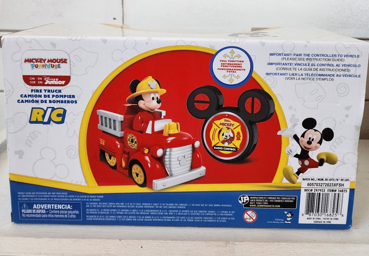 Mickey Disney Junior GHz Remote Control Fire Truck Battery