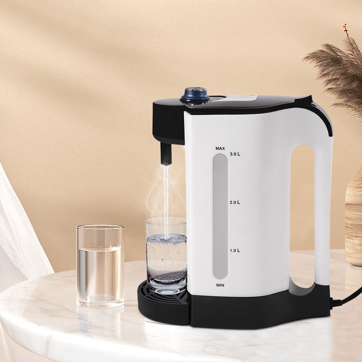 Instant Hot Water Dispenser Boiler 3L Fast Boil Kettle Machine Drip Tray  2KW | eBay