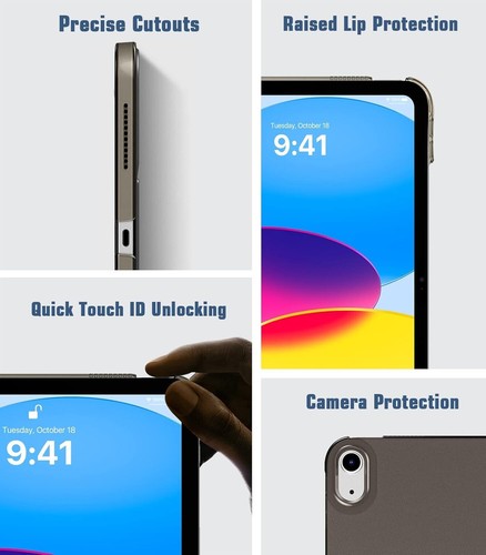 Magnetic Smart Case For iPad Air 1 2 9.7 5/6th 10.2 8 9th 10th 11th Gen 11" 10.9 - Picture 17 of 85
