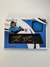 2020 Immaculate Isan Diaz Clutch RPA /49 Miami Marlins Second Baseman