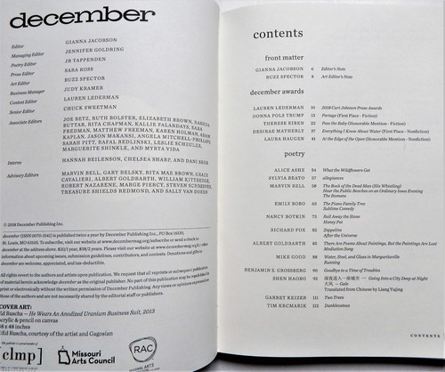 December A Literary Legacy 60th anniversary 2018 Poetry Fiction Nonfiction art - Imagen 3 de 5