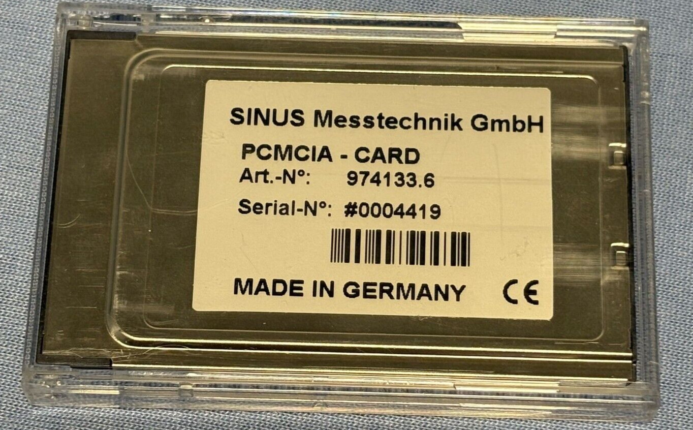 Sinus Messtechnik Harmonie Measure 5 Ch Data Acquisition Box 1037289 w/ Case