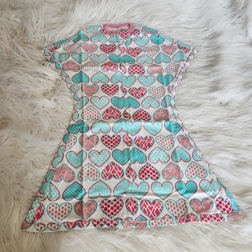 SLEEPING BABY Zipadee-Zip Sleeping Sack Cotton 3M-6M Extra Small Hearts NEW - Picture 6 of 15