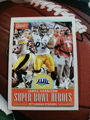 JAMES HARRISON 2017 Panini Classics SUPER BOWL HEROES #SBH-JH