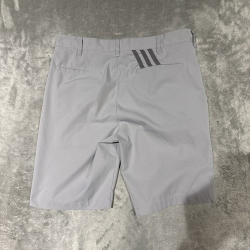 ADIDAS Shorts Mens 30 Gray Golf Chino CLIMACOOL Performance Moisture Wicking - Picture 6 of 8