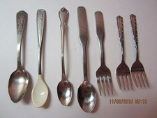 Vintage Children's Flatware-Spoons  Forks-Rogers, Oneida, Sanitoy-Japan, Korea