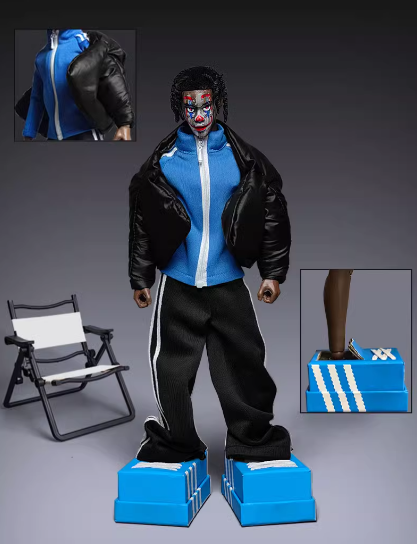 Playboi Carti “Joker” 2019 Make Up 1/6 Customized Adidas Box Shoe