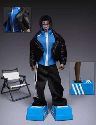 Playboi Carti  Joker  2019 Make Up 1/6 Customized Adidas Box Shoe Rapper Figure